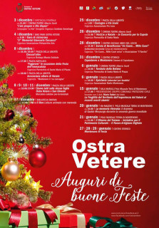 Il calendario di eventi natalizi a Ostra Vetere