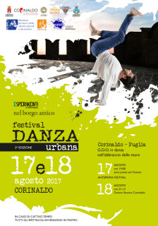 Il manifesto 2017 del festival di danza urbana a Corinaldo
