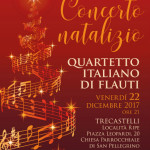 A Trecastelli nella Chiesa Parrocchiale di San Pellegrino un Concerto con il Quartetto Italiano di Flauti