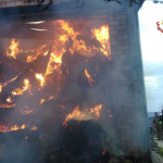 Incendio in fienile a San Pietro di Arcevia