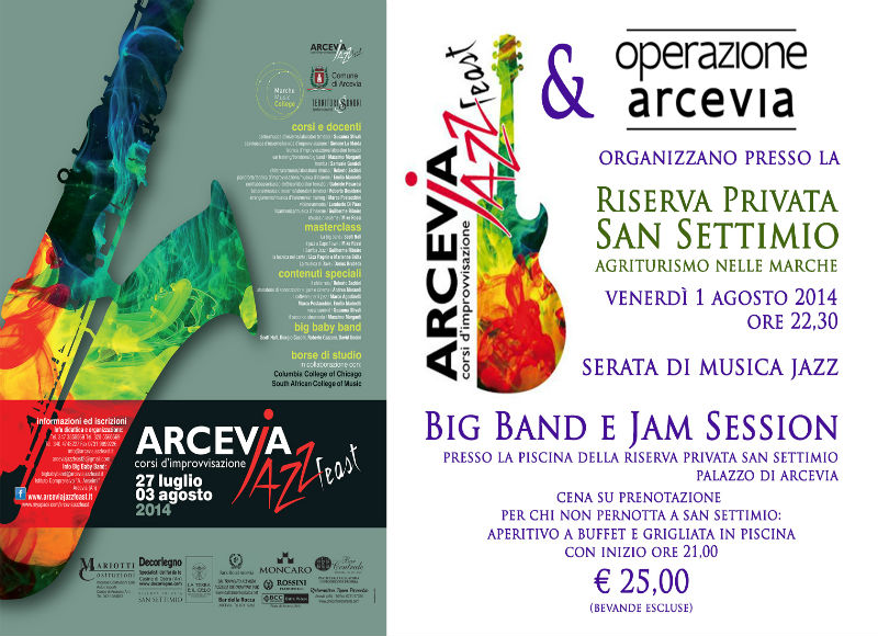 Jazz ad Arcevia il 1° agosto 2014