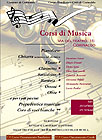 Volantino dei corsi di musica Volantino dei corsi di musica