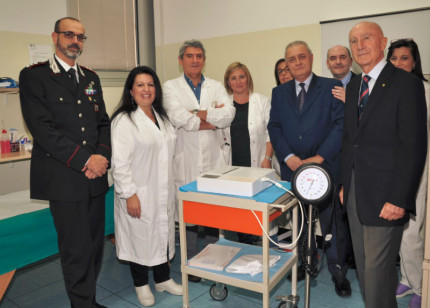 Elettrocardiografo donato all'ospedale di Fabriano