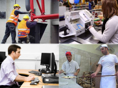 lavoro, occupazione, industria, terziario