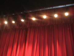 Teatro, palco, sipario