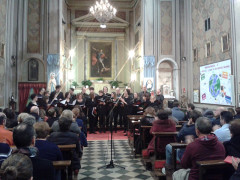 Successo per il concerto di natale dell'Accademia Corale Calicanto di Senigallia al Brugnetto di Trecastelli