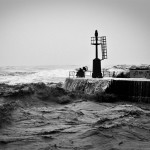 Mareggiate e vento forte: maltempo a Senigallia. Foto di Francesco Buontempi