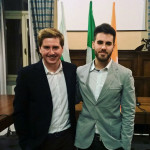 Passaggio di consegne tra i Giovani Democratici della Federazione di Ancona: a sx Marco Pettinari e a dx Silvio Gregorini