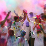 La Crazy Color Run a Corinaldo per la Festa dei Folli 2015