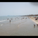 La spiaggia di Senigallia d'estate