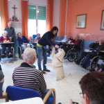 Incontro di Pet Therapy nella Casa dell'Ospitalità F. Marulli di O. Vetere