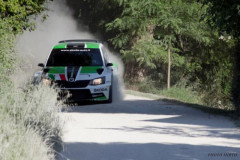 Una tappa del Rally dell'Adriatico sulle strade di Ostra