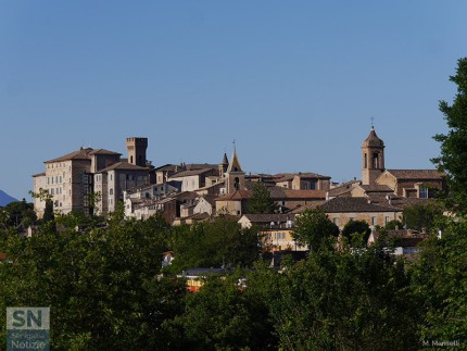 La città di Ostra nella foto di Massimo Mariselli