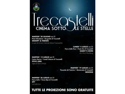 Trecastelli, Cinema sotto le stelle