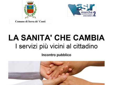 La sanità che cambia: incontro a Serra de' Conti