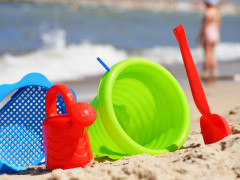 Colonie marine, giochi in spiaggia, sabbia, bimbi, bambini