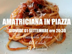 "Amatriciana in piazza"