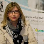 Stefania Martinangeli intervistata nella redazione di Senigallia Notizie