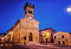La chiesa ristrutturata di s. Antonio Abate a Castelleone di Suasa