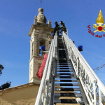 Lavori di messa in sicurezza del campanile della Chiesa Santa Croce di Arcevia