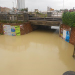 L'alluvione di Senigallia, 3 maggio 2014: il sottopasso di via Dogana Vecchia