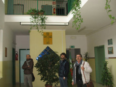 I controlli agli edifici di Corinaldo dopo il terremoto del 30 ottobre 2016