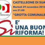 Referendum costituzionale: le ragioni del Sì a Castelleone di Suasa
