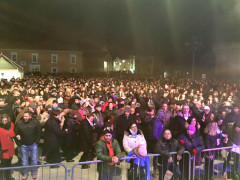 Pienone in piazza del Duca, a Senigallia, per il capodanno 2016