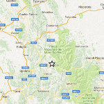 La mappa del terremoto del 1 dicembre 2016 tra Marche e Umbria