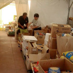 raccolta di prodotti alimentari per i terremotati delle Marche