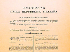 La Costituzione Italiana