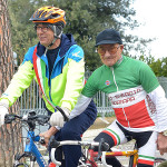Master di ciclocross a Barbara: tra i presenti anche il sindaco Raniero Serrani (a sinistra con la fascia tricolore) e Americo Severini (a destra)