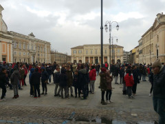 Studenti della scuola Fagnani di Senigallia evacuati dopo il terremoto