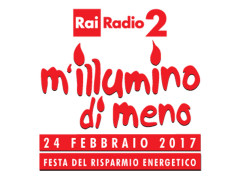 La locandina dell'iniziativa per il risparmio energetico "M'illlumino di meno" promossa da Radio 2 Caterpillar