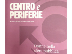 La copertina del volume di "Centro e periferie" dedicato alle "Donne nella sfera pubblica"