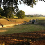 L'anfiteatro romano della città romana di Suasa a Castelleone di Suasa