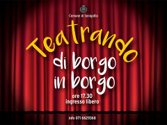 La locandina della rassegna "Teatrando di borgo in borgo"