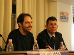 Neri Marcorè e Maurizio Mangialardi