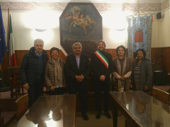 Visita ad Arcevia dell'ambasciatore indiano in Italia Anil Wadhwa