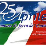 La locandina dell'evento a Serra de' Conti per la Festa della Liberazione del 25 aprile