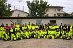 L'inaugurazione della sede della Protezione Civile a Passo Ripe di Trecastelli