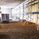 Degrado in un vecchio edificio di Trecastelli