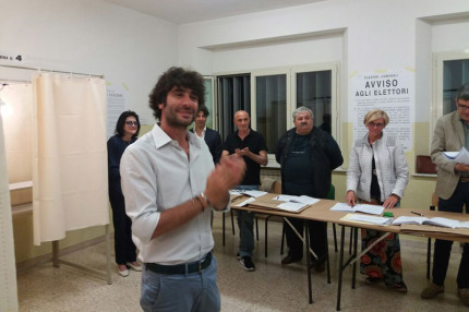 Matteo Principi soddisfatto del risultato eleltorale alle elezioni comunali 2017 di Corinaldo