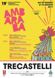 Ambarabà 2017 - Rassegna teatro ragazzi a Trecastelli - locandina
