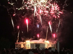 Fuochi d'artificio alla Rotonda