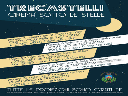 Cinema sotto le stelle a Trecastelli