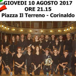 Il corpo bandistico "Città di Corinaldo" diretto dal Maestro Giovanni Frulla