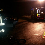 Auto in fiamme a Barbara