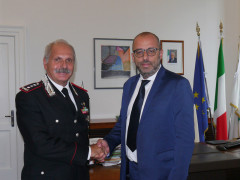 Il Generale Antonio Ricciardi ha incontrato Antonio Mastrovincenzo