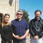 Il regista russo Aleksandr Sukorov in visita ad Arcevia, accompagnato dal sindaco Andrea Bomprezzi e dall’assessore alla cultura Laura Coppa